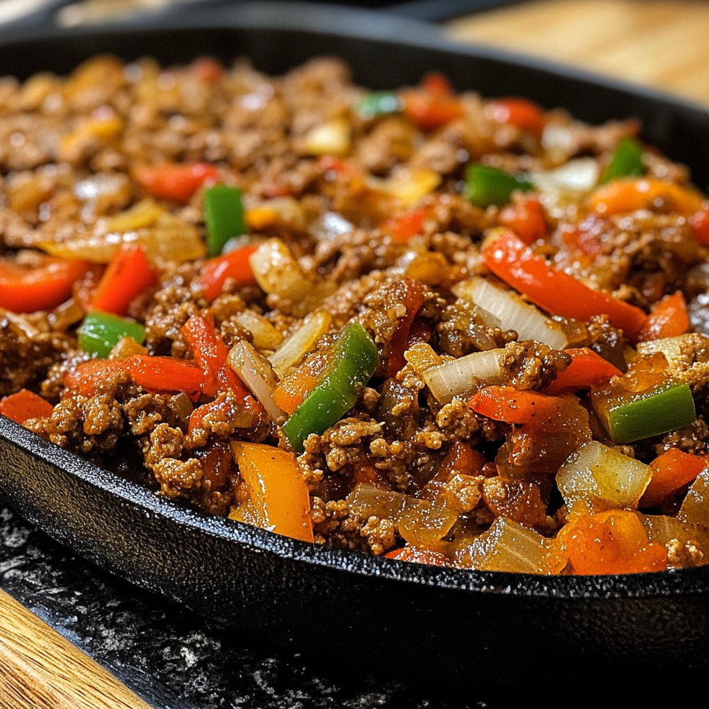 Hackfleisch Pfanne deftig