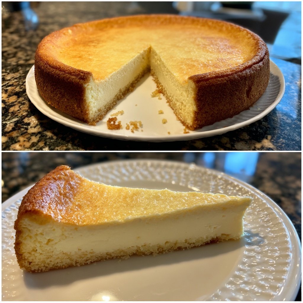 Käsekuchen ohne Boden und ohne Zucker