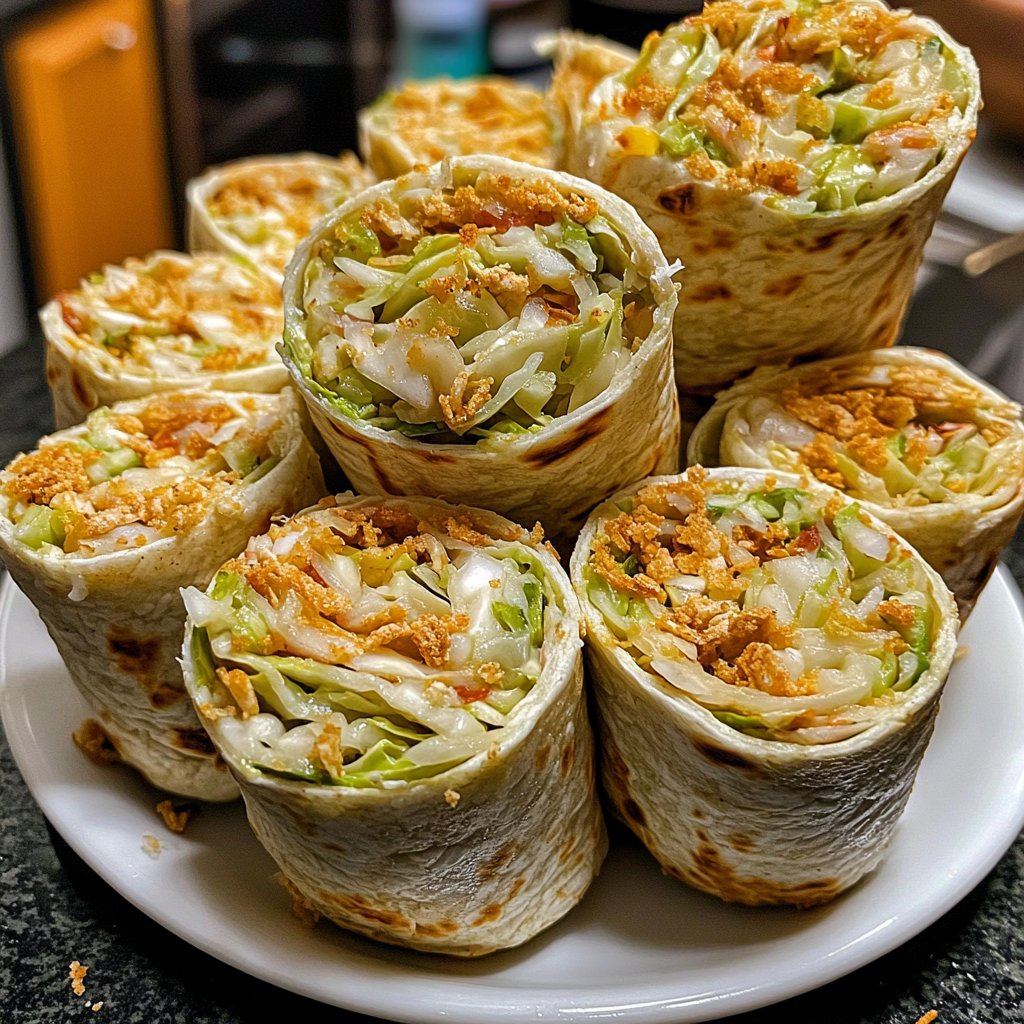 Wraps mit Krautsalat
