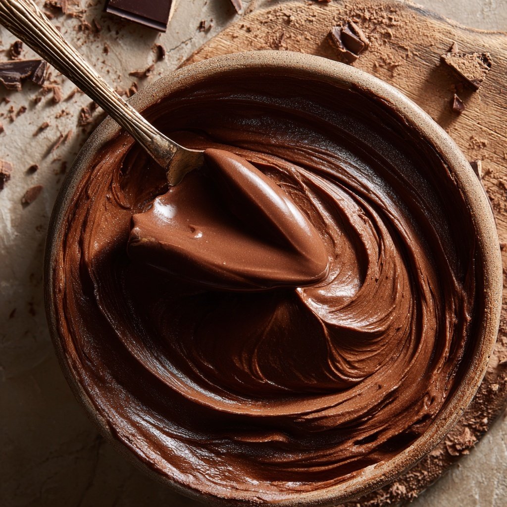 Selbst gemachte Schokoladencreme