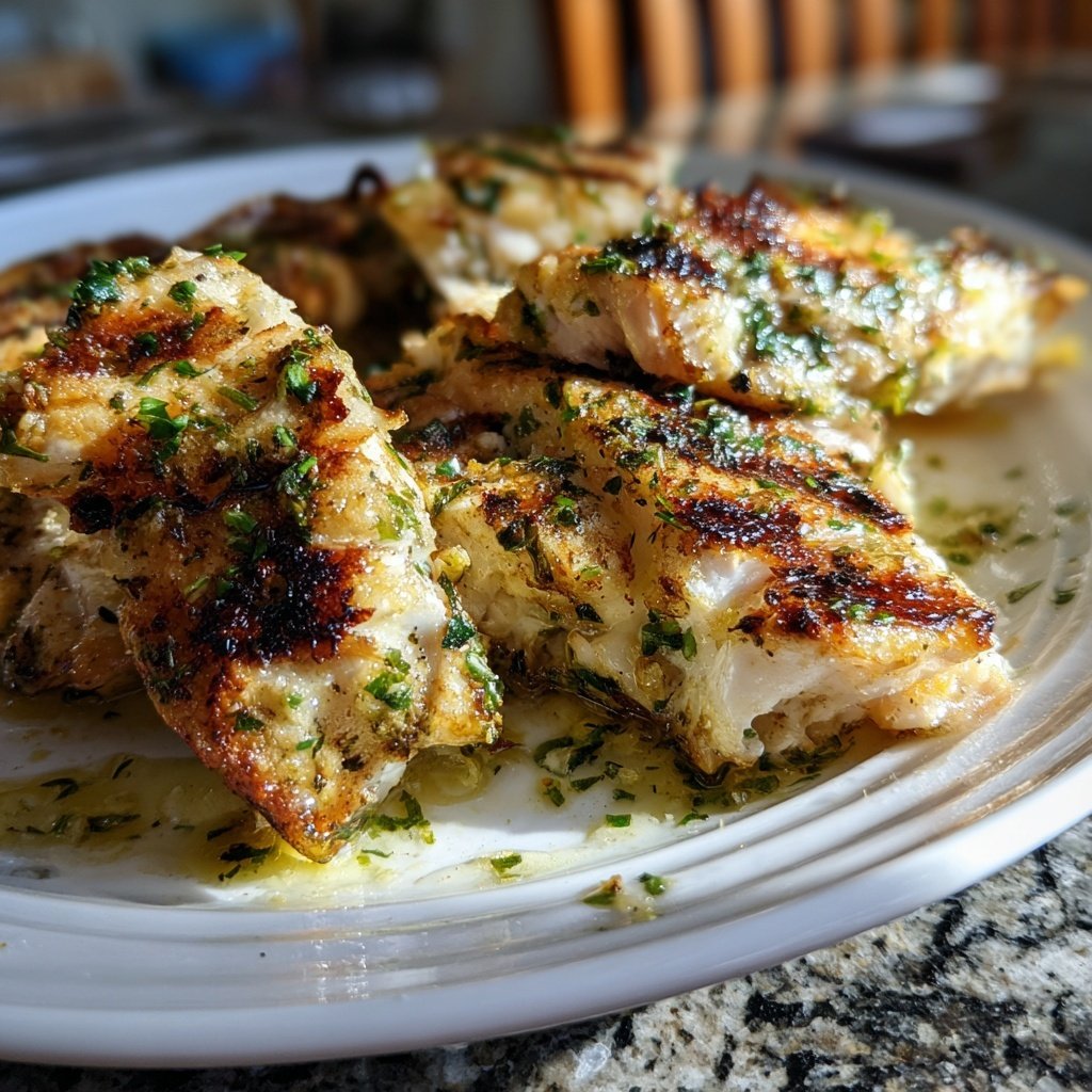 Gesund & Leicht Zitronen-Gegrillter Fisch