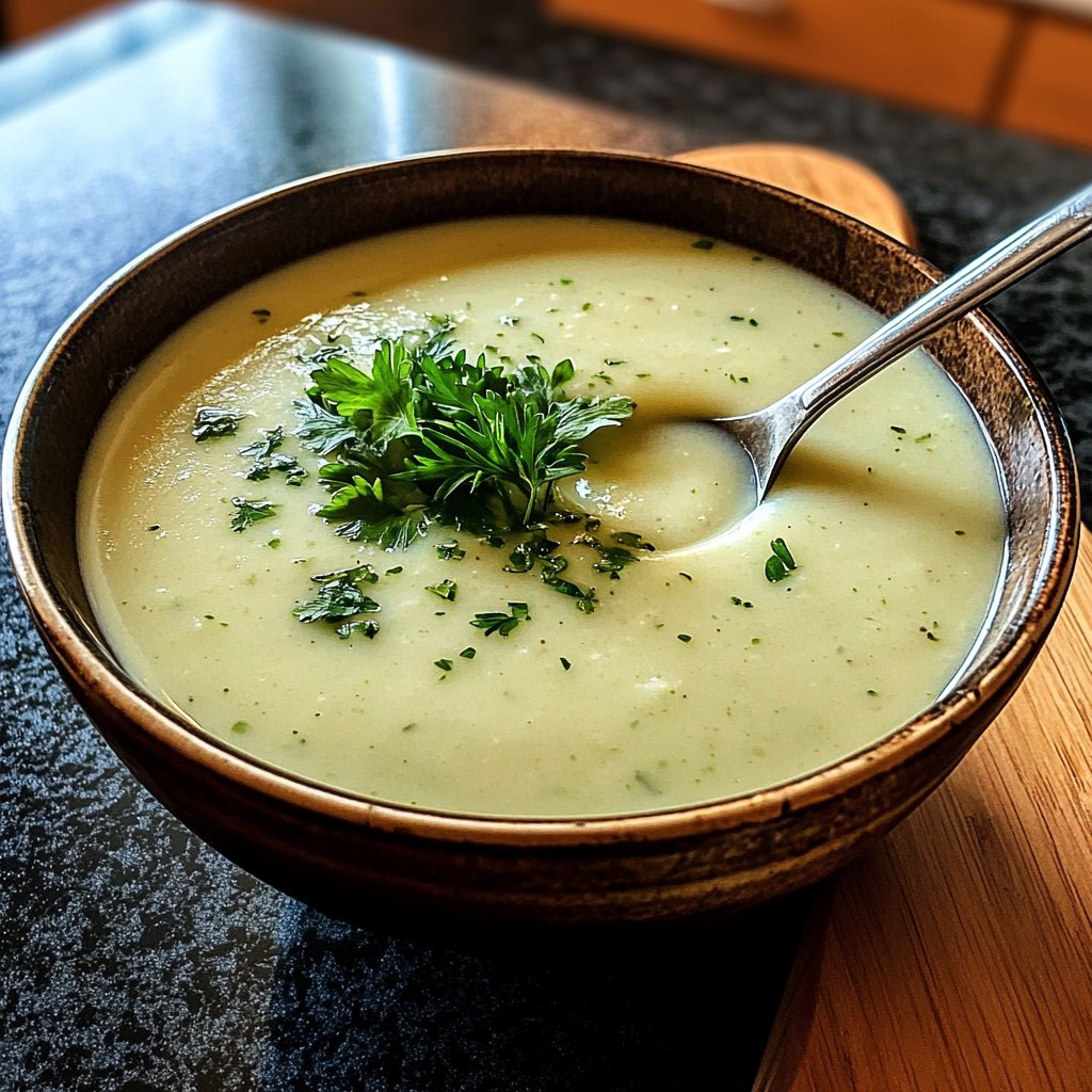 Blumenkohlsuppe als leichtes Abendessen