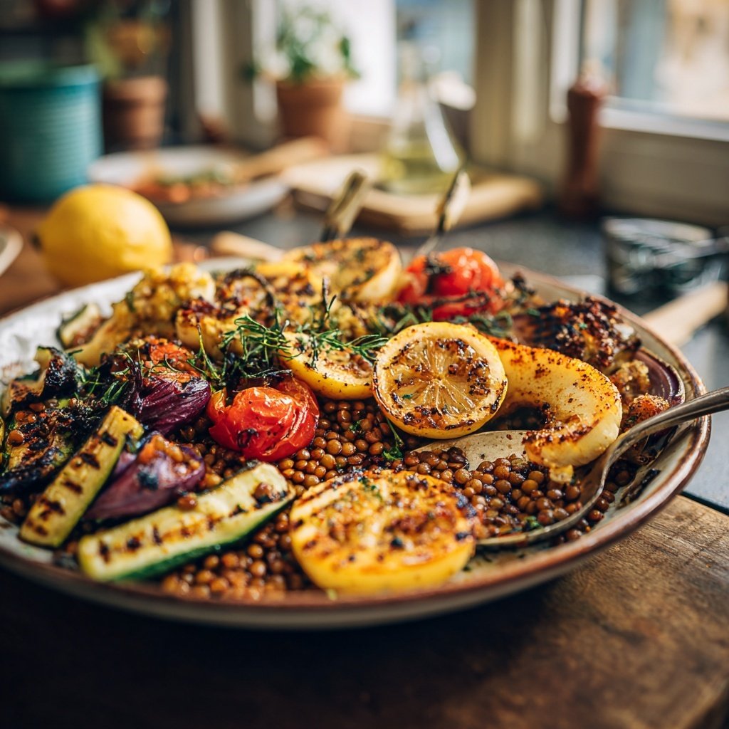 Grill Beilagen Mit Linsen