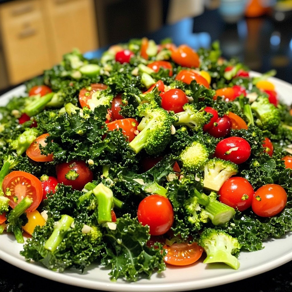 Brokkoli-Grünkohl-Salat