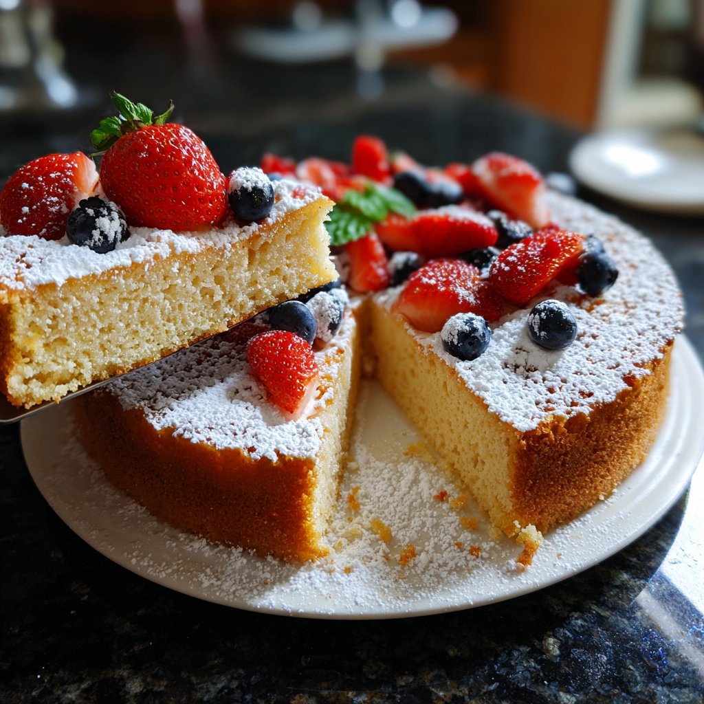 Gesunder Kuchen mit einfachen Zutaten